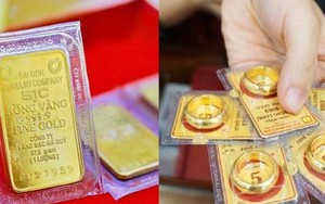 Năm 2024, vàng nhẫn tăng dữ dội gần 21 triệu/lượng, gấp đôi mức tăng vàng miếng