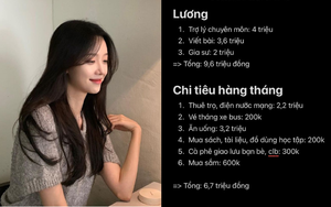 1 bức ảnh của cô gái thu nhập chưa đến 10 triệu khiến ai cũng nể