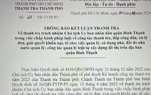 Kiểm điểm nhiều tập thể, cá nhân liên quan sai phạm ở quận Bình Thạnh