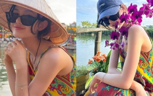 "Bông hồng lai" Danielle (NewJeans) gây bão với loạt ảnh du lịch Hội An: Visual tựa búp bê, khoảnh khắc đội nón lá chuẩn dâu Việt chiếm spotlight