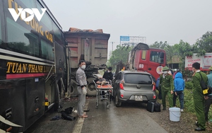 Tai nạn liên hoàn trên quốc lộ 1A, tài xế tử vong tại chỗ