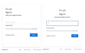 Giao diện đăng nhập Google bỗng dưng thay đổi: Có phải tôi đang bị hack?