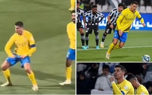 Cristiano Ronaldo hành động phản cảm trong chiến thắng của Al Nassr