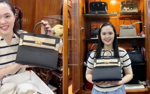 Ái nữ nhà cựu Chủ tịch CLB Sài Gòn được Duy Mạnh tặng túi Hermes giá hơn 700 triệu, khoe luôn tủ túi hàng hiệu bạc tỷ đáng mơ ước