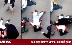 Màn ăn vạ kỳ quặc khi đụng xe khiến nữ tài xế thành trò cười