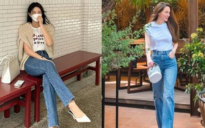 Áo thun trắng và quần jeans: Công thức luôn chuẩn mốt, phụ nữ ngoài 40 tuổi mặc lên cực trẻ trung