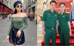 Mỹ nhân phim VTV mang quân hàm Thiếu tá, sống hạnh phúc bên chồng là Trung tá, Phó giám đốc Nhà hát kịch