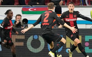 Leverkusen 'lội ngược dòng' không tưởng trước Qarabag