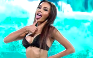 Thí sinh Hoa hậu Hòa bình Thái Lan trình diễn bikini phản cảm