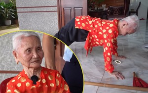Cụ bà 102 tuổi vẫn hít đất ở Bình Phước: Ngày tập thể dục 3 tiếng, mấy năm không phải uống viên thuốc nào