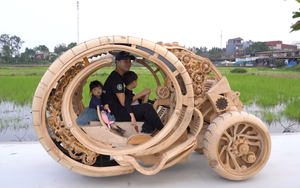 Làm xe gỗ theo thiết kế của AI, 9x chia sẻ: '3 tháng hoàn thiện, có chi tiết lấy cảm hứng từ đồng hồ cơ'