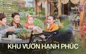 Bà mẹ trẻ tạo khu vườn hạnh phúc cho con trai để lưu giữ những khoảnh khắc đẹp nhất của tuổi thơ