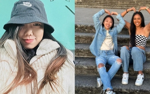 Từng bị đồng đội chê "lúa", Huỳnh Như hiện tại khác hoàn toàn: Ăn mặc phóng khoáng, trang điểm xinh đẹp đi chơi ở trời Âu