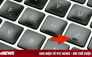 Vì sao phím F và J luôn có gờ nổi?