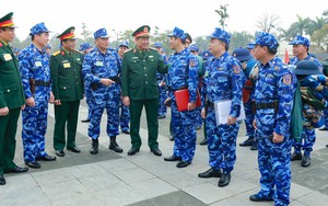 Bộ Tổng tham mưu kiểm tra chuyển trạng thái sẵn sàng chiến đấu của Cảnh sát biển