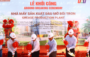 Đầu tư 5,5 triệu USD cho dự án Nhà máy sản xuất dầu mỡ bôi trơn đầu tiên tại Việt Nam