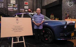 Cận cảnh siêu xe “đắt nhất Trung Quốc” của Quốc vương Malaysia