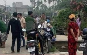 Trẻ sơ sinh tử vong thương tâm dưới kênh thủy lợi ở Quảng Nam
