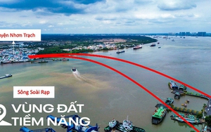 Khu vực sẽ xây cầu kết nối TP.HCM với huyện có nhiều khu công nghiệp nhất Việt Nam, loạt dự án bất động sản tỷ USD hưởng lợi