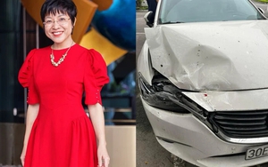 MC Thảo Vân bị tai nạn giao thông