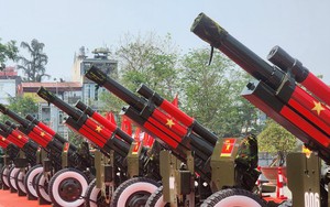 Nhìn gần dàn pháo chuẩn bị cho Lễ kỷ niệm 70 năm Chiến thắng Điện Biên Phủ