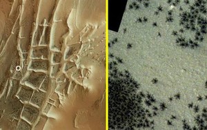 Phát hiện hàng trăm con 'nhện đen' ở 'Thành phố Inca' bí ẩn trên sao Hỏa