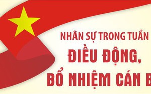 Nhân sự trong tuần: Điều động, bổ nhiệm cán bộ nhiều địa phương