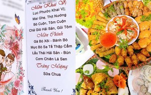 Mâm cỗ cưới miền Tây khiến dân mạng nức nở: Nhìn menu tưởng ít món nhưng thực tế mới bất ngờ!