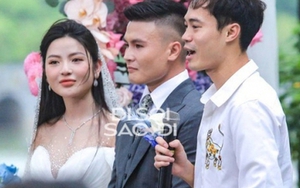 Quang Hải biến lễ cưới thành tiệc "song hỷ lâm môn", ngữ pháp tiếng Anh hơi sai một xíu nhưng không sao cả!