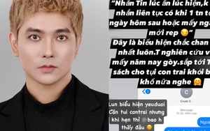 Ca sĩ Tim công khai đoạn tin nhắn với "trap girl", tỏ thái độ gay gắt vì bị lừa tình