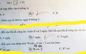 Con làm 78 > 75 bị gạch sai, đáp án "đúng" cô giáo đưa ra sau đó khiến cộng đồng mạng phẫn nộ