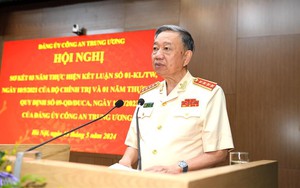 Bộ trưởng Bộ Công an Tô Lâm: Quán triệt phương châm "trên làm gương mẫu mực, dưới tích cực làm theo"
