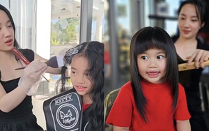 Bà xã vướng tranh cãi vì dùng hóa chất tạo kiểu tóc cho 2 con gái, Lê Dương Bảo Lâm nói gì?