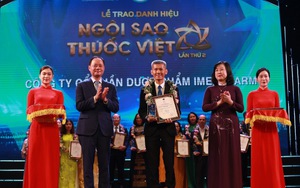Imexpharm vinh dự nhận giải thưởng "Ngôi Sao Thuốc Việt" lần thứ 2