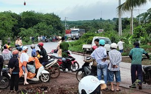 Vợ chồng tử vong thương tâm sau va chạm với xe tải ở Bình Phước