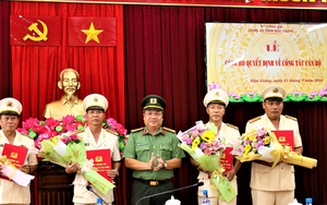 Luân chuyển, điều động, bổ nhiệm cán bộ ở công an 5 tỉnh, thành