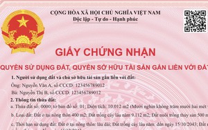 Lộ diện mẫu sổ đỏ, sổ hồng mới