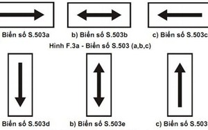 Các loại biển phụ theo quy chuẩn mới nhất