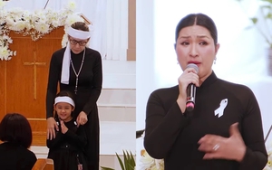 Hồng Nhung bật khóc, xót xa kể chuyện con gái Đức Tiến nói "mình đi lên trời với cha đi"