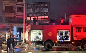 Cháy cơ sở dịch vụ cưới hỏi, bé trai 12 tuổi tử vong