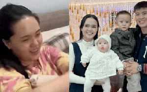 Quỳnh Anh lộ vẻ mệt mỏi, không khoẻ vẫn uống thuốc để livestream vì gánh nặng con cái, gia đình, Duy Mạnh động viên: Đừng để quá sức