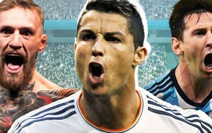 10 VĐV thể thao nổi tiếng nhất hiện tại: Ronaldo ngậm ngùi xếp sau Messi