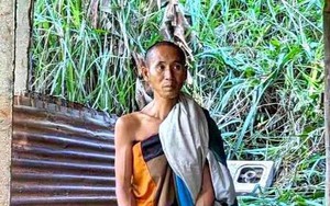 Hình ảnh về căn chòi nơi ông Thích Minh Tuệ ẩn tu
