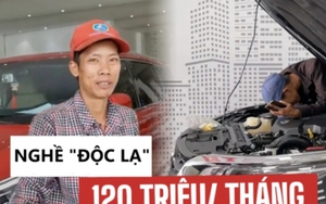 Độc lạ nghề mò mẫm dưới nắp capo, chui gầm ô tô kiếm trăm triệu mỗi tháng: Tưởng đơn giản nhưng không phải ai cũng làm được