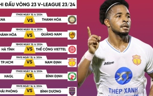 Vòng 23 V-League 2023/2024: “Vua sân nhà” đối đầu “vua sân khách”