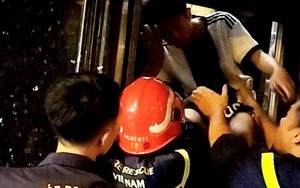 Năm người mắc kẹt trong thang máy quán internet ở Hải Phòng