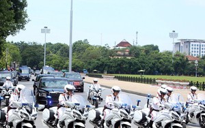 Hoàn thành nhiệm vụ đảm bảo tuyệt đối an toàn đoàn Tổng thống Nga Putin thăm Việt Nam