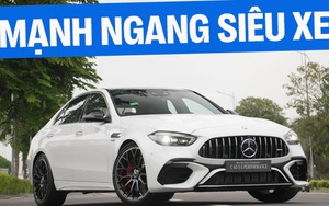 Mercedes-AMG C 63 S E Performance giá 4,9 tỷ đồng đầu tiên về Việt Nam: Mạnh ngang siêu xe, nhiều 'đồ chơi' khủng cho tín đồ tốc độ