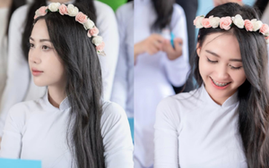 Bạn gái Hoài Lâm đăng ảnh tốt nghiệp cấp 3, nhan sắc diện áo dài nữ sinh gây chú ý