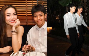 "Cậu cả" Subeo nhà Hồ Ngọc Hà đón sinh nhật 14 tuổi bên mẹ, chiều cao khủng sắp vượt cha dượng Kim Lý